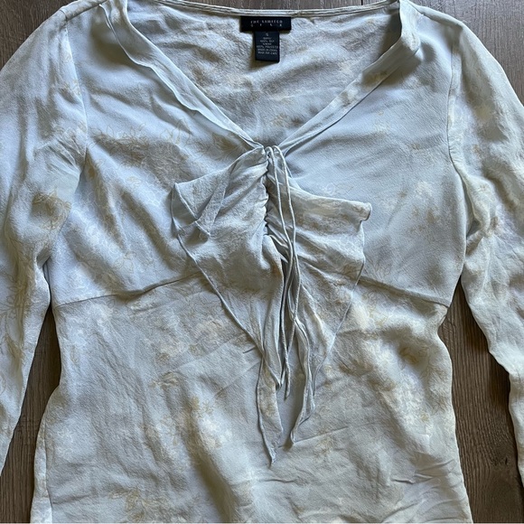 The Limited Y2k 2000s Angelic Silk Blouse - Picture 2 of 6